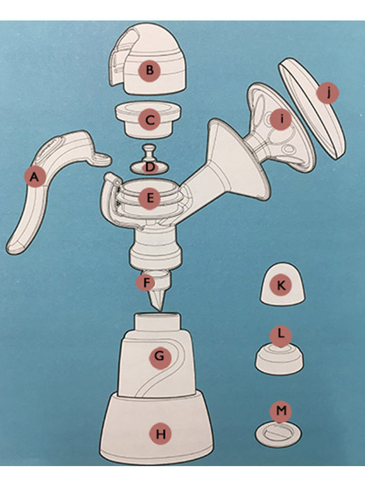 Unimom Mezzo Breast Pump Spare Parts