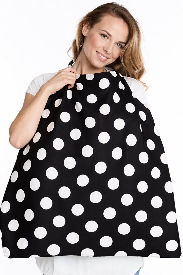 Nursing Cover - White Bird