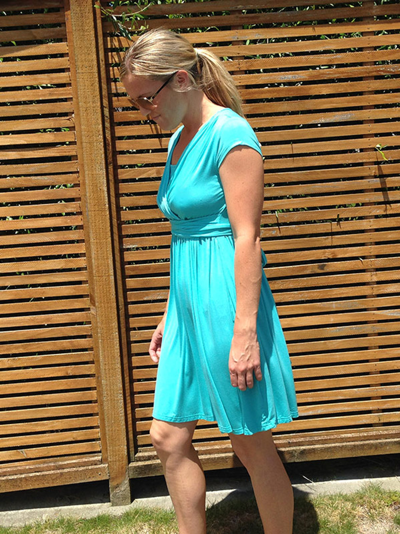 Aquamarine Cleo Dress by Breastmates