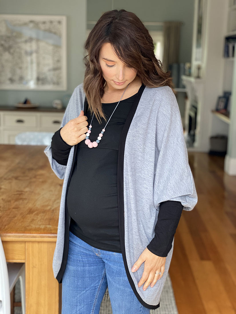 Breastmates mumwear kimono (warm knit)