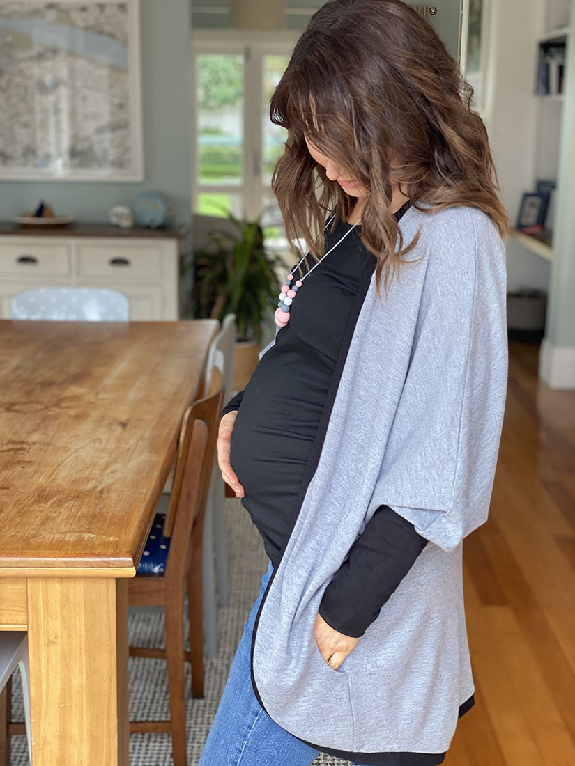 Breastmates mumwear kimono (warm knit)