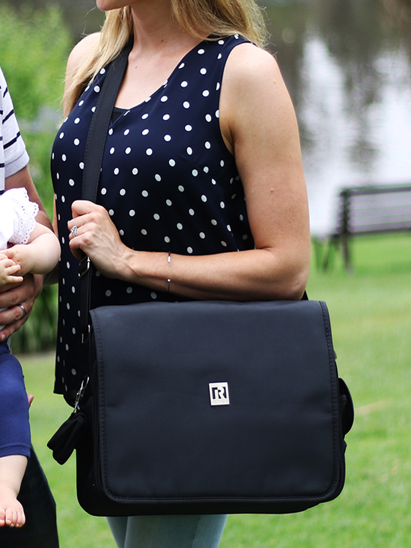 Messenger nappy bag