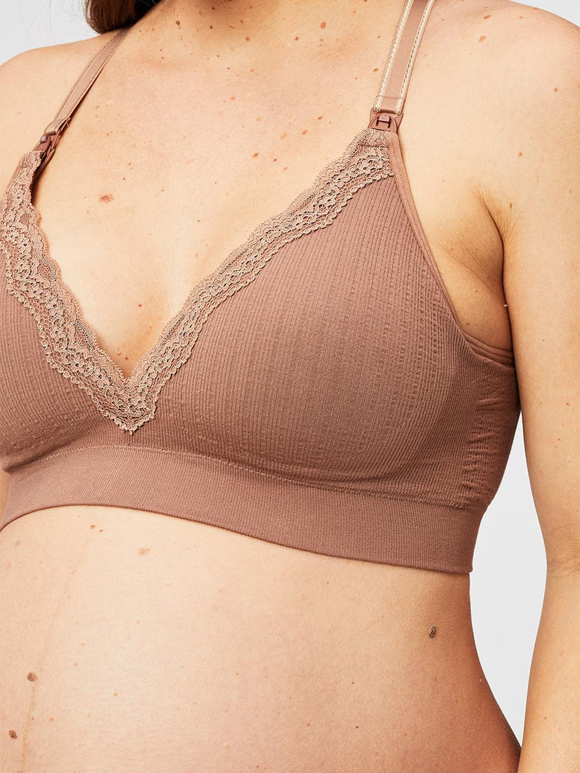 Tutti Fruitti Nursing Bra - Mocha