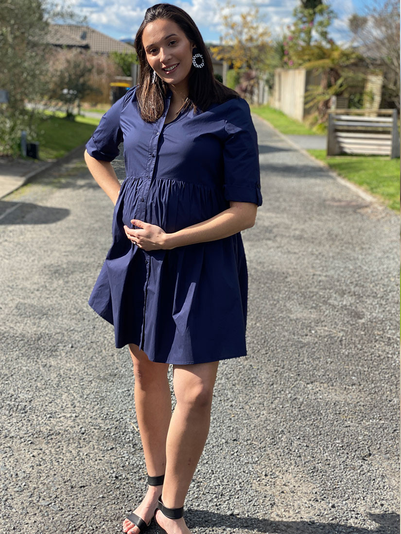 Poplin Dress - Maternity & Breastfeeding