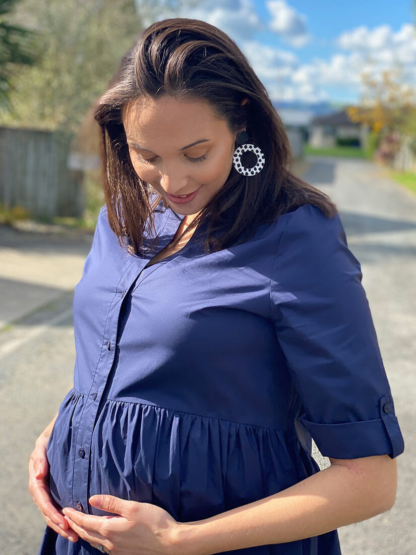 Poplin Dress - Maternity & Breastfeeding