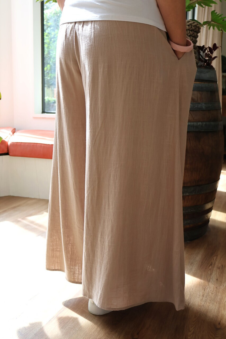 Linen Palazzo Pants