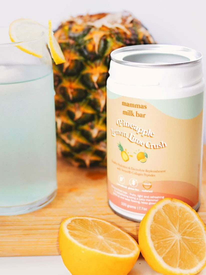 Pineapple Lemon & Lime Crush Hydration Electrolyte Drink with Collagen
