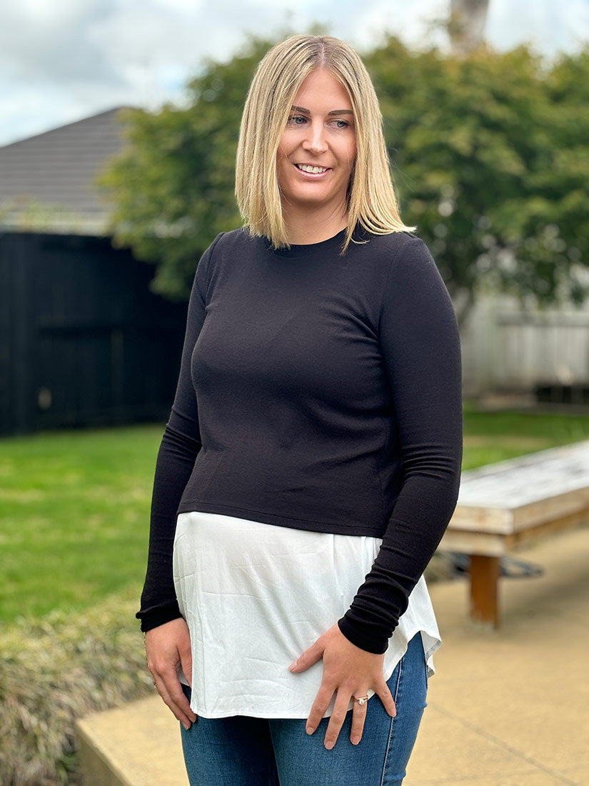 Nursing Knit (Cropped Jumper and Shirt)