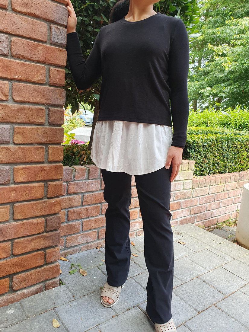 Nursing Knit (Cropped Jumper and Shirt)