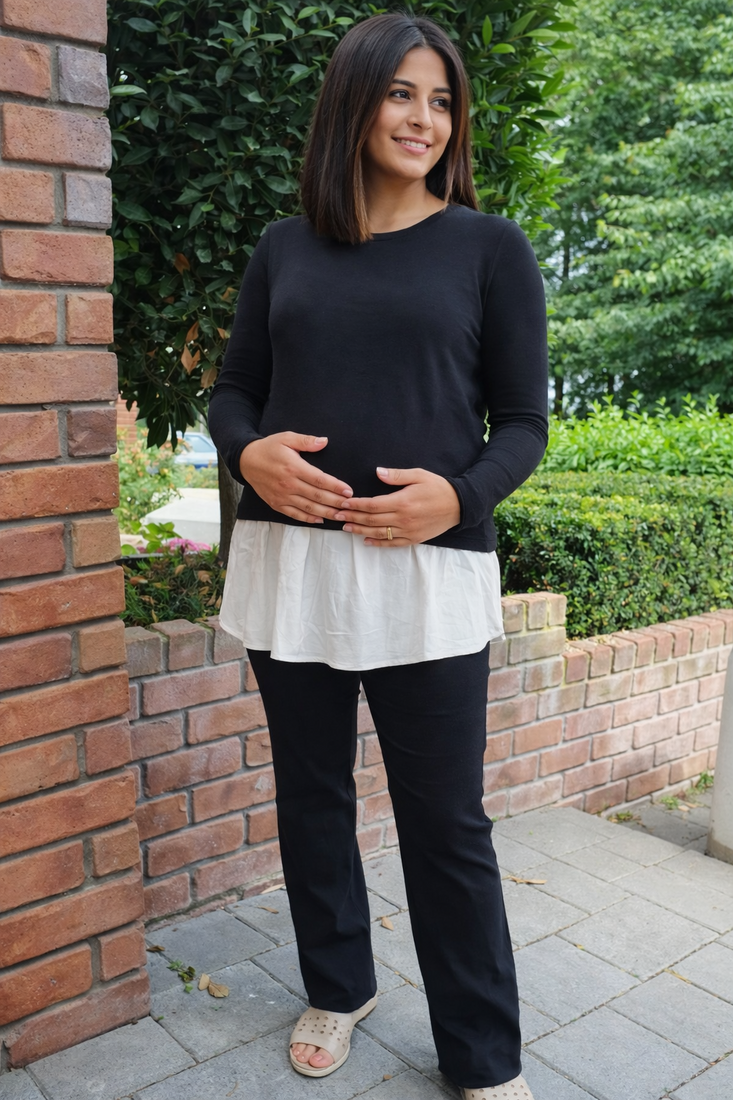 Nursing Knit (Cropped Jumper and Shirt)