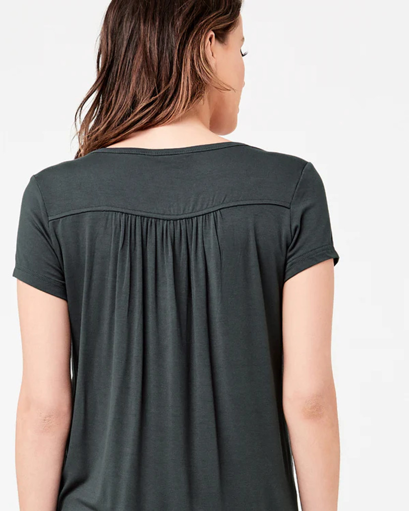 Lara Nursing Tee - Gravel