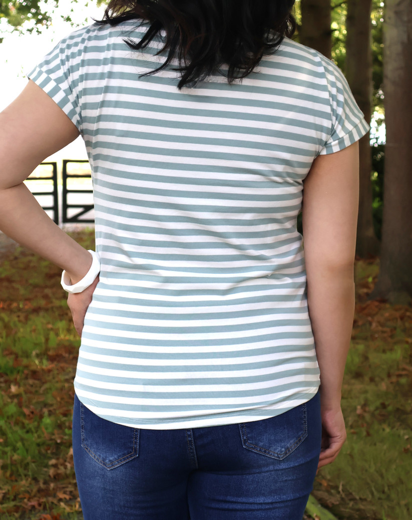 Seafoam Maternity & Breastfeeding Top