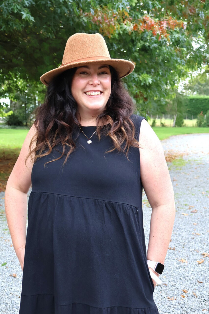 Tiered Midi Dress Black - Maternity & Breastfeeding