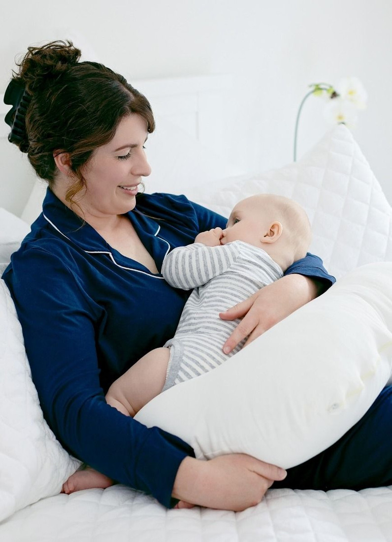 Organic Cotton Feeding & Infant Support Pillow