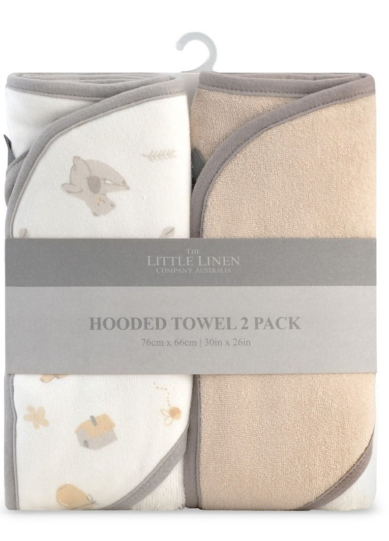 The Nectar Bear 2 pack Hooded Towels