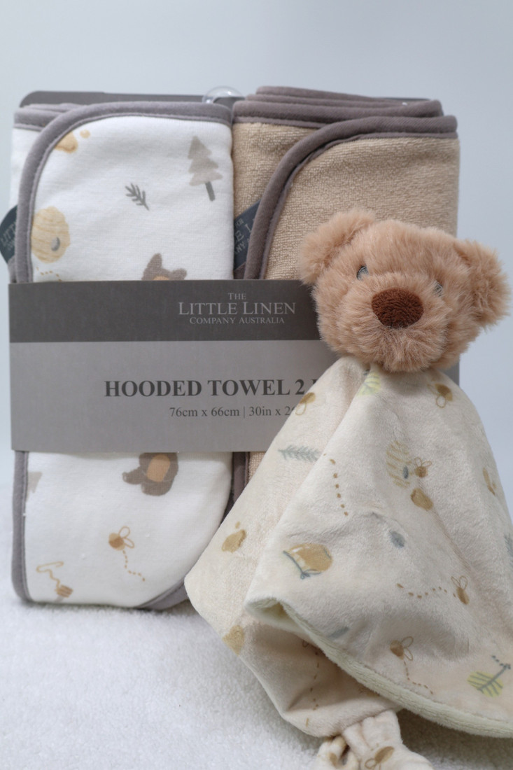 The Nectar Bear 2 pack Hooded Towels