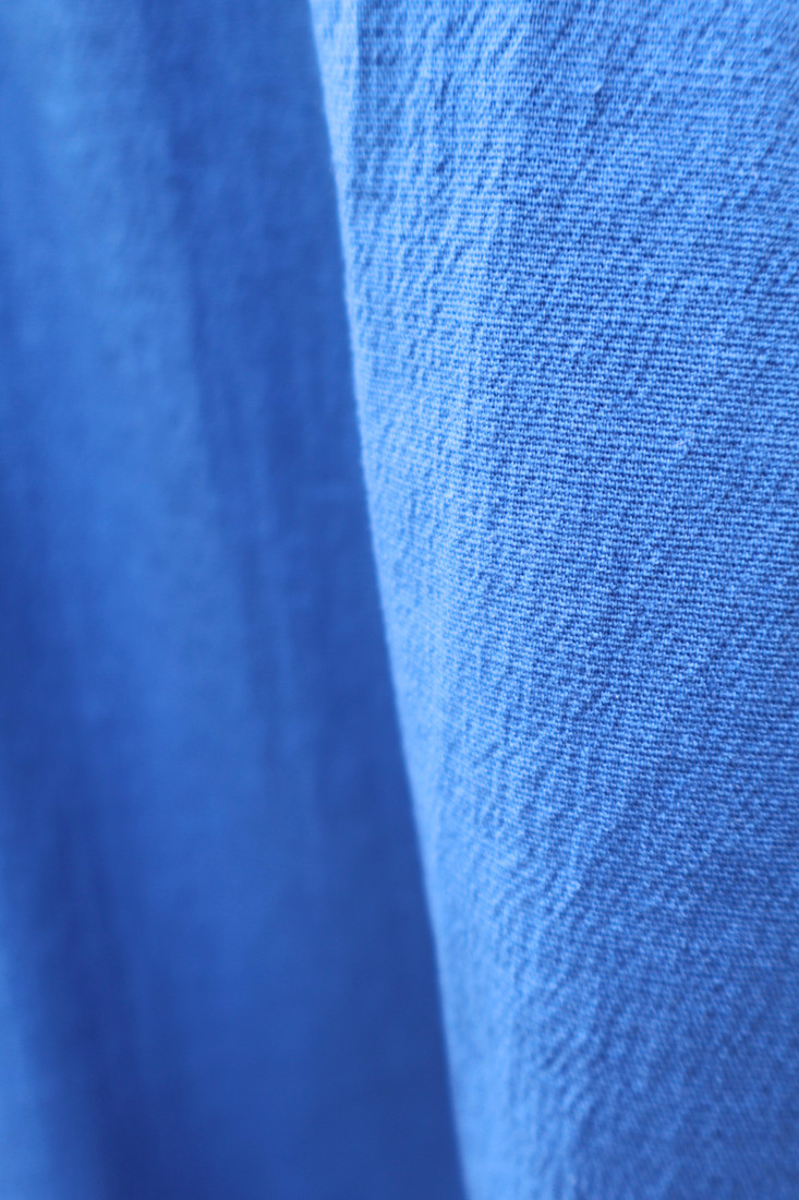 Tiered Midi Dress Blue - Maternity & Breastfeeding