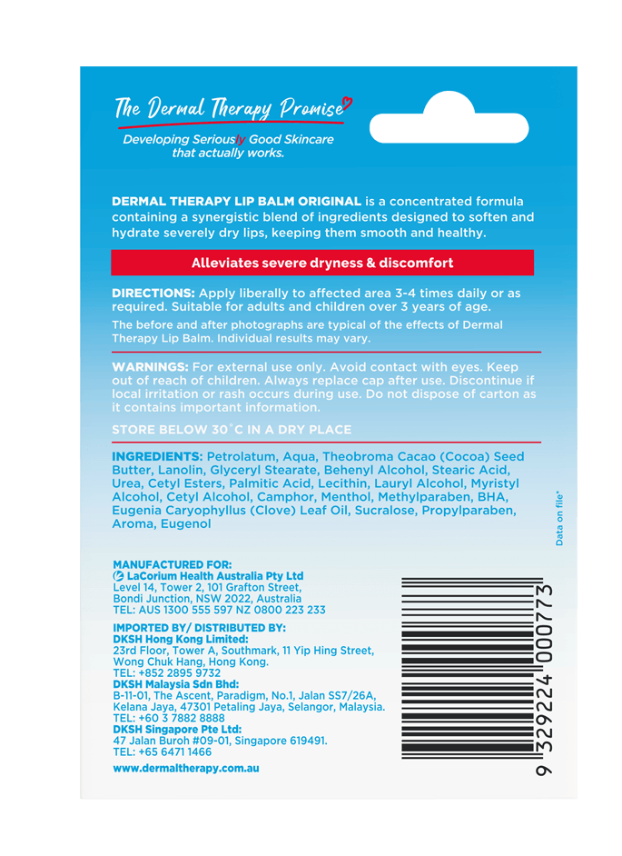 Dermal Lip Balm - Original 10g