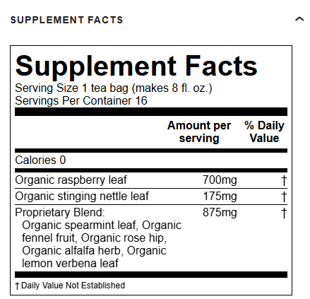 Organic Pregnancy® Tea | 16 Tea Bags