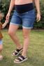 Denim Maternity Shorts