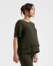 Mike Rib Nursing Top - Khaki