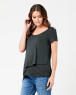 Lara Nursing Tee - Gravel Lara Nursing Tee - Gravel