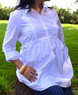 Blanco - Maternity & Breastfeeding Tunic Shirt