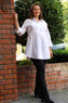 Blanco - Maternity & Breastfeeding Tunic Shirt