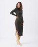 Nella Rib Nursing Knit Dress - Ivy