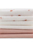 Muslin Washers 6 Pk - Dusty Rose