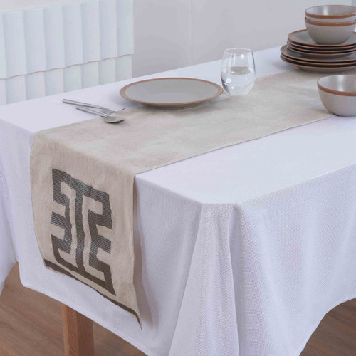 Alvaro Embroidered Table Runne : 175KGE9900299 : Pan Home