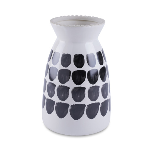 Mulins Ceramic Vase 12x12x18cm : 112PMC9900156 : Pan Home
