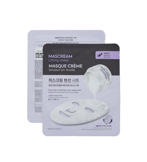 Deeply Hydrating Mascream Lifting Sheet Mask : TFS121BDC00730 : The Face Shop