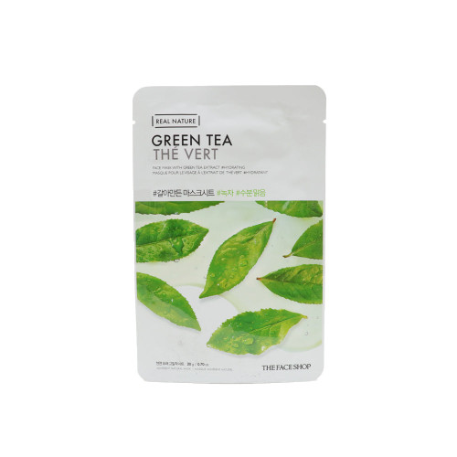 Real Nature Mask Sheet Green Tea : TFS121BDC00024 : The Face Shop