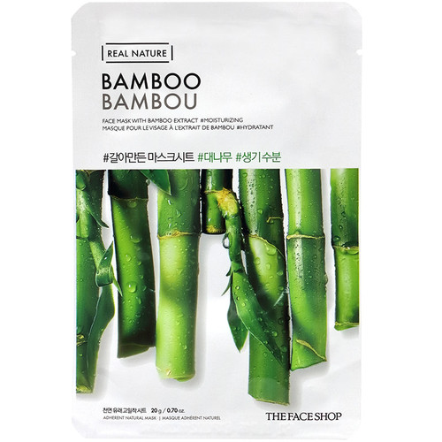 Real Nature Bamboo Face Mask : TFS121BDC00616 : The Face Shop