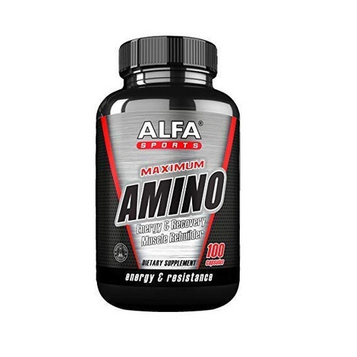 Alfa Sports Maximum Amino Caps 100's : 714587 : Aksyr Al Hyah Pharmacy