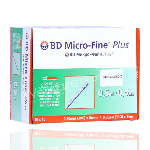 Bd Microfine Plus Syringe 0.5ml (30g) : 571171 : Aksyr Al Hyah Pharmacy
