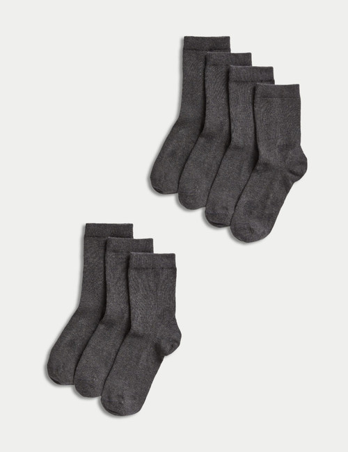 7pk of Ankle School Socks : 2034S : Marks and Spencer