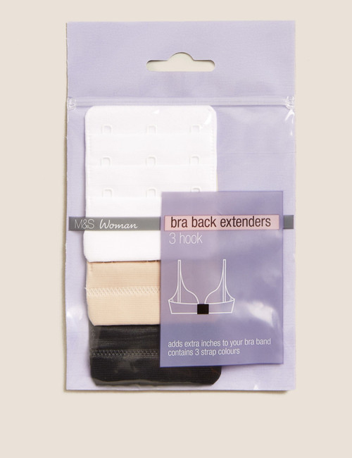3 Hook Bra Extenders (3 Pieces)  : 3077F : Marks and Spencer