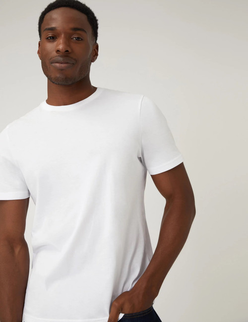 Pure Cotton Crew Neck T-Shirt : 5380M : Marks and Spencer