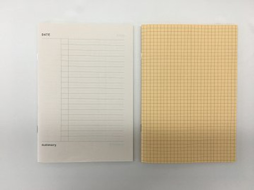 A5 Stapled Notebook (cornell Notes/2-pack/b) : 6941347743080 : Mumuso