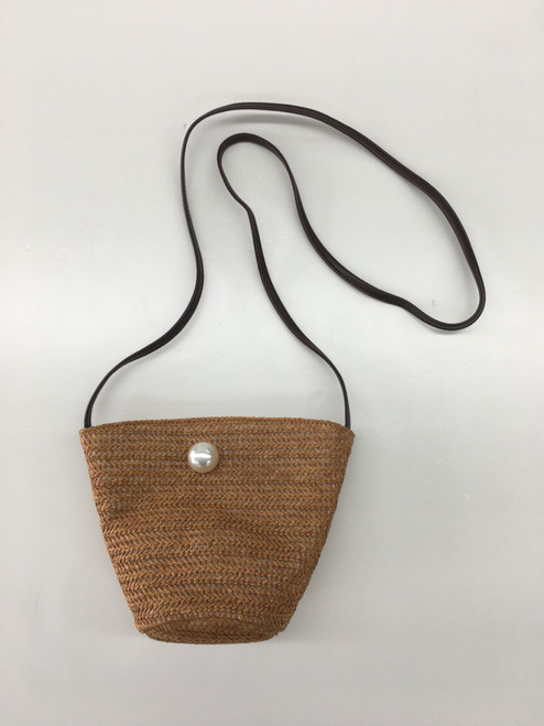 Small Straw Crossbody Bag (caramel Color) : 6941347740874 : Mumuso
