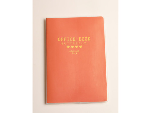 A5 Notebook With Cover (orange) : 6972534764922 : Mumuso
