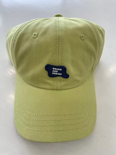 Baseball Cap With Silicone Label (grass Green) : 6976227003374 : Mumuso
