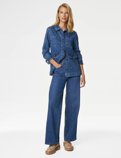 The Wide-Leg Jeans : 7272 : Marks and Spencer