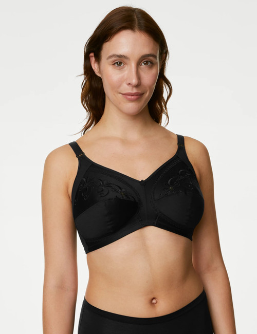 Total Support Embroidered Full Cup Bra B-H : 8020 : Marks and Spencer