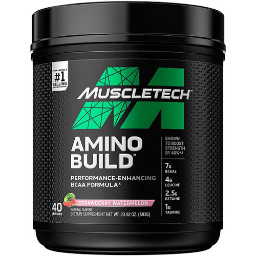 Muscletech Amino Build, Strawberry Watermelon, 40 : 631656715811 : Dr Nutrition