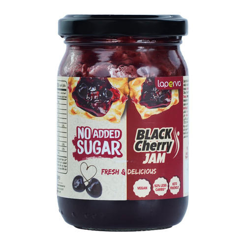 Laperva No Added Sugar Jam, Black Cherry, 235 Gm : 6290360501376 : Dr Nutrition