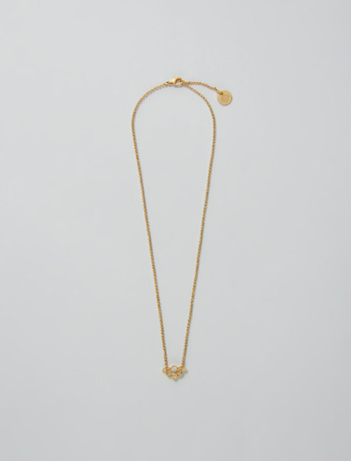 Gold-tone necklace with rhinestones : RXMAJ3025094GLD0TU_1 : Maje