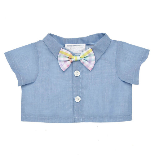 Chambray Shirt With Bow Tie : 32093 : Build a Bear